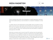 Tablet Screenshot of mediamagnetism.org